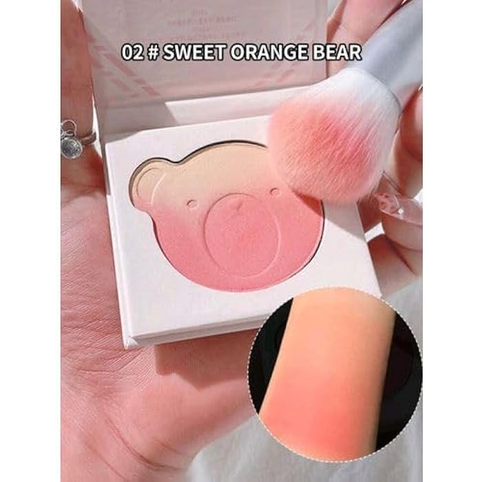 Blush Powder1Pc2-Color Blush Palette Gradient Natural - Image 3